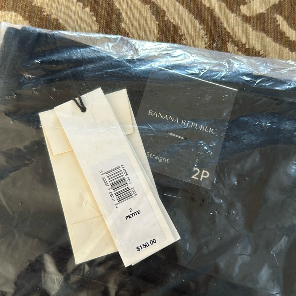 Banana Republic Slim Straight Ankle Pants —Lightweight Italian Wool—Never Worn!